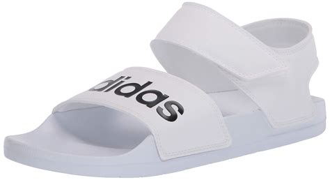 adidas sandalen weiß|Amazon.com: White Adidas Sandals.